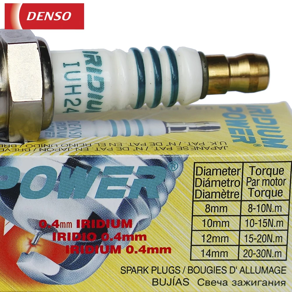 Bugi Denso Iridium IUH24 xe SH Ý, Dylan, Air Blade 110 xăng cơ - Ảnh 2