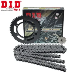 Sên nhông dĩa DID MT15/R15 sên phốt T-Ring 428VIX x 132FB, 14T-52T BLACK EDP