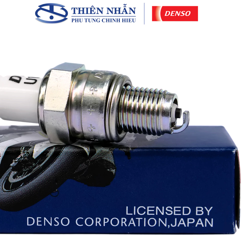 Bugi Denso xe Dream, Wave, Future 1, Viva, Sirius, Jupiter (U16FS-U) (chân ngắn) - Ảnh 3