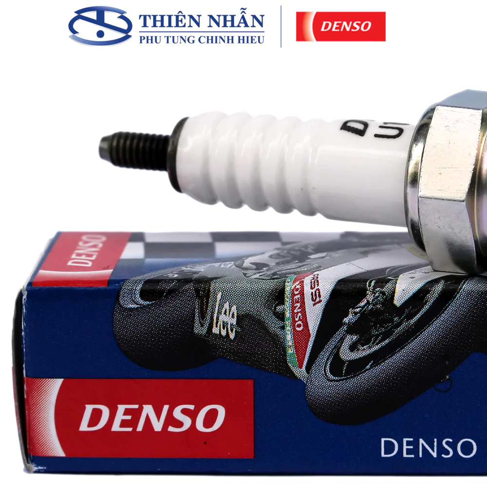 Bugi Denso xe Dream, Wave, Future 1, Viva, Sirius, Jupiter (U16FS-U) (chân ngắn) - Ảnh 2